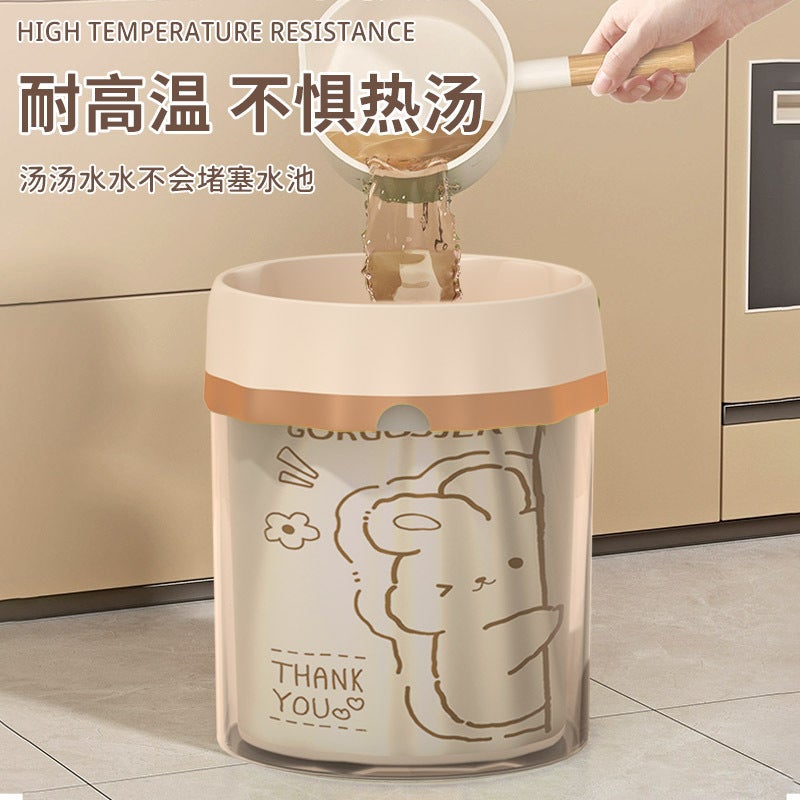 Printed Garbage Bag Thickened Tear-Free Household Drawstring Portable Kitchen Large Extra-Thick Dormitory Bathroom Cleaning - Image 5